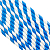 Палочки бумажные Лента Синяя 200*6мм (25шт) 204005