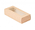 Коробка 17*7*4см Крафт с окном (tabox 500)710004